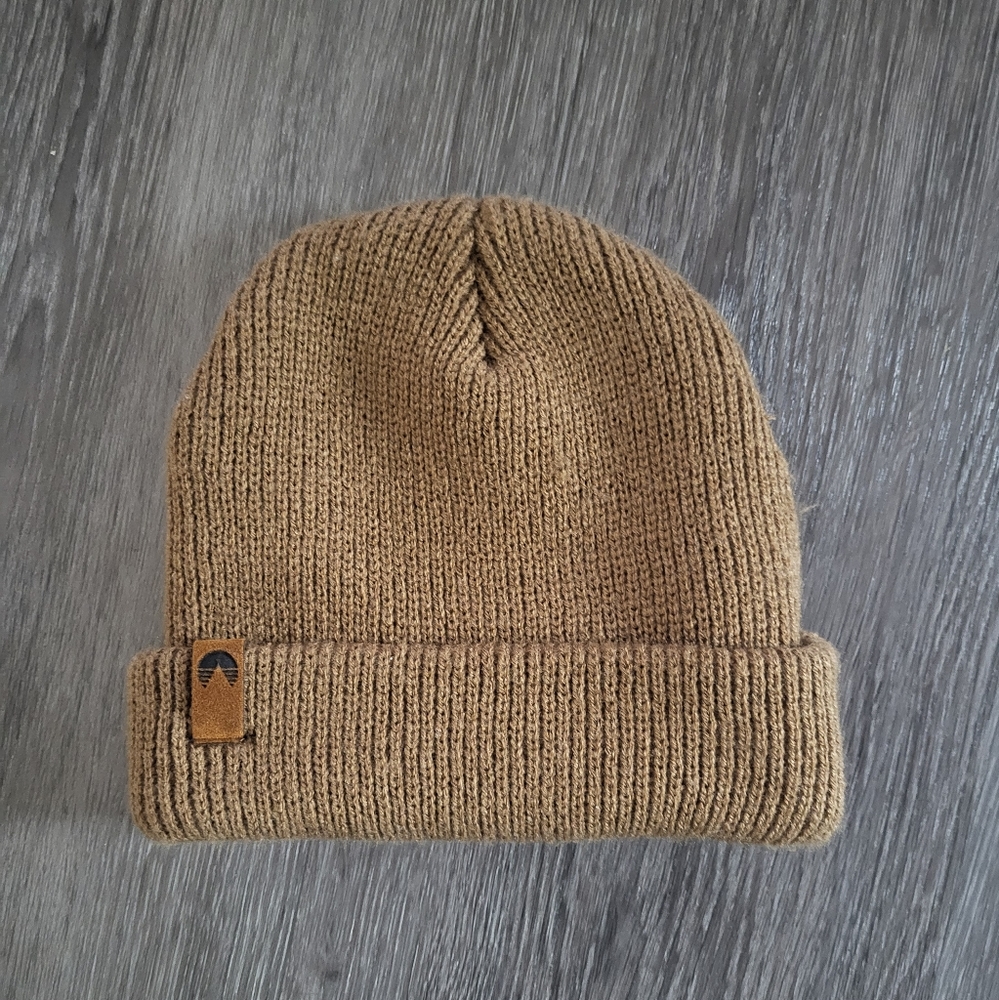 Indy Brand Beanie - Tan/Taupe